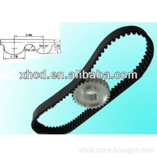 High quality heat resistance htd rubber sewing machine timing belt